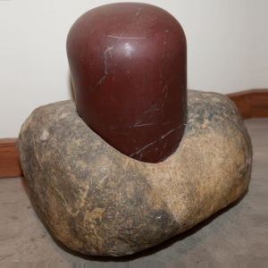 All business - boulder and Rosso di laguna marble