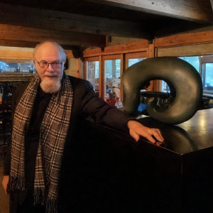 3 legged bearly - cast bronze