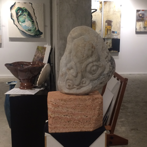 The back of gods head - boulder and Persian travertine